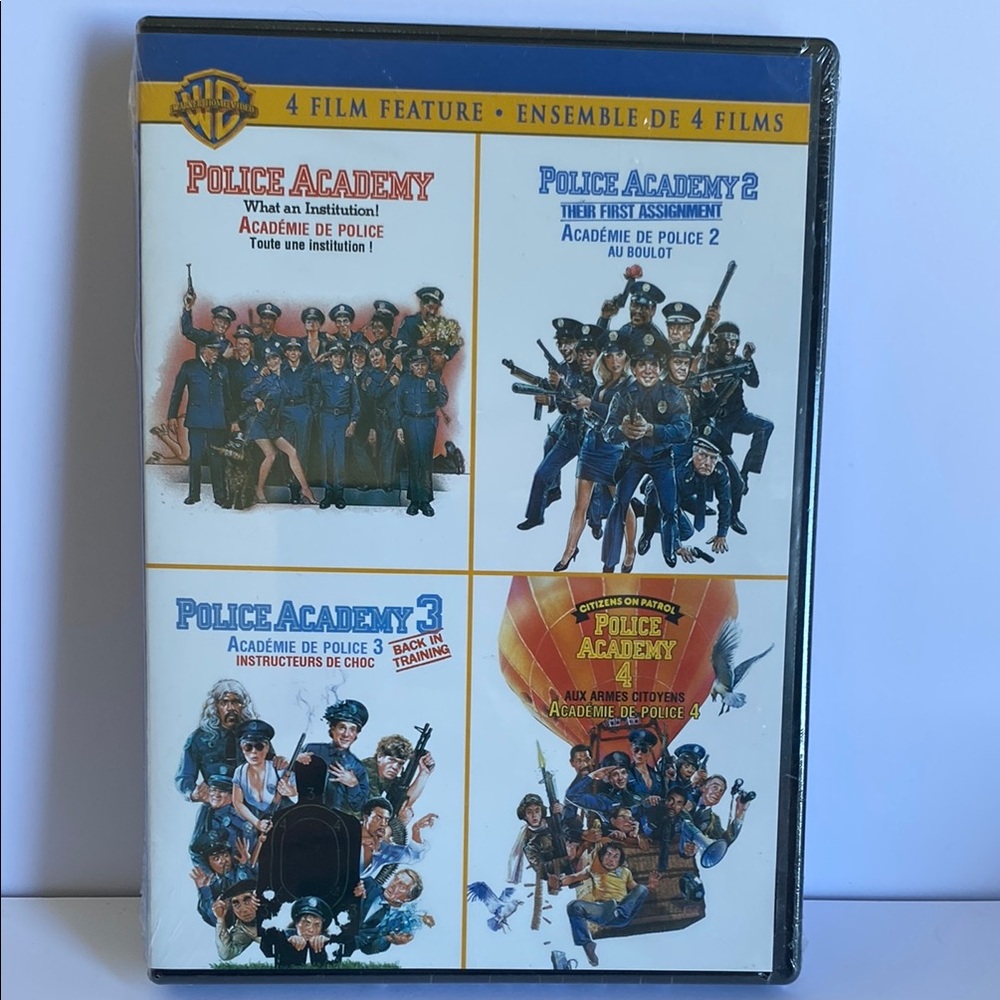 Warner Bros. Police Academy DVD Set - Blue and White